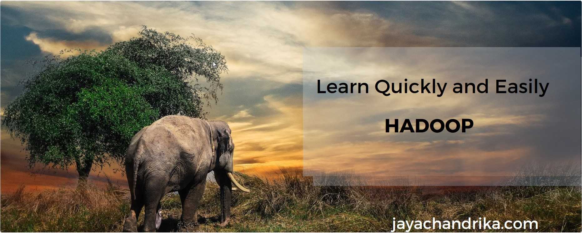 Hello Hadoop | Learn Hadoop in just a few minutes easily! cover image